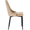Mebel Elite Стілець Cork, бежевий, велюровий, ME.CORK/BZ/V/K - Home Club, зображення 4