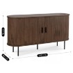Mebel Elite Комод Trish 140 см, двухдверный, с выдвижными ящиками, орех, ME.TRISH/O/KOM140 - Home Club, изображение 7