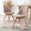 Mebel Elite Стул Nevel, бежевый, ME.NEVEL/BZ/D/T/K - Home Club, изображение 3