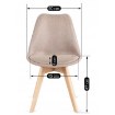 Mebel Elite Стул Nevel, бежевый, ME.NEVEL/BZ/D/T/K - Home Club, изображение 11