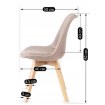 Mebel Elite Стул Nevel, бежевый, ME.NEVEL/BZ/D/T/K - Home Club, изображение 12