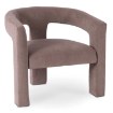 Mebel Elite Кресло для отдыха Lille, бежевое, велюровое, ME.LILLE/BZ/V/FW - Home Club