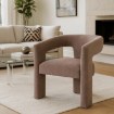 Mebel Elite Кресло для отдыха Lille, бежевое, велюровое, ME.LILLE/BZ/V/FW - Home Club, изображение 2