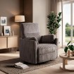 Mebel Elite Раскладной кресло Raul, серый, плюшевая ткань, ME.RAUL/P/SZTR/FW - Home Club, изображение 2