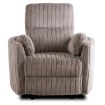Mebel Elite Раскладной кресло Raul, серый, плюшевая ткань, ME.RAUL/P/SZTR/FW - Home Club, изображение 4