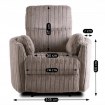 Mebel Elite Раскладной кресло Raul, серый, плюшевая ткань, ME.RAUL/P/SZTR/FW - Home Club, изображение 14