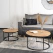 Mebel Elite Набор столиков Delia Max «Золотой дуб», ME.MAXDELIA/DZ/CZ/L - Home Club, изображение 5