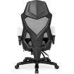 Mebel Elite Игровое вращающееся кресло Bing с подставкой для ног, чёрно-белого цвета, ME.BING/CZ/B/T/FO - Home Club, изображение 4