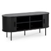 Mebel Elite Тв-тумба Trish 120 см, двухдверная, черная, ME.TRISH/CZ/RTV120 - Home Club, изображение 3