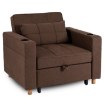 Mebel Elite Розкладне крісло Solor, коричневе, ME.SOLOR/BR/T/FW - Home Club, зображення 7