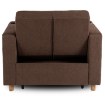 Mebel Elite Розкладне крісло Solor, коричневе, ME.SOLOR/BR/T/FW - Home Club, зображення 9
