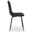 Mebel Elite Комплект: стіл Harry 102–142 см, дуб Craft/чорний, та 6 стільців Robin 2, чорні, W.HARRY/DC/CZ/S/ROBIN2/CZ/T/Z6/K - Home Club, зображення 12