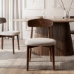 Mebel Elite Стул Alvin, орех/бежевый, ME.ALVIN/BZ/O/T/K - Home Club, изображение 2