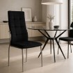 Mebel Elite Стул Molly, черный, велюровый, ME.MOLLY/CZ/CH/V/K - Home Club, изображение 2