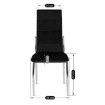 Mebel Elite Стул Molly, черный, велюровый, ME.MOLLY/CZ/CH/V/K - Home Club, изображение 6