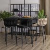 Mebel Elite Барный стул Flores, черный, велюровый, ME.FLORES/CZ/V/H - Home Club, изображение 2