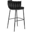 Mebel Elite Барный стул Flores, черный, велюровый, ME.FLORES/CZ/V/H - Home Club, изображение 10
