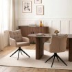 Mebel Elite Вращающееся кресло для гостиной July, бежевого цвета, ME.JULY/BZ/T/K - Home Club, изображение 2