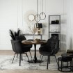 Mebel Elite Вращающееся кресло Luna, чёрное велюровое, ME.LUNA/CZ/V/K - Home Club, изображение 2
