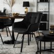 Mebel Elite Вращающееся кресло Luna, чёрное велюровое, ME.LUNA/CZ/V/K - Home Club, изображение 4