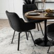 Mebel Elite Вращающееся кресло Luna, чёрное велюровое, ME.LUNA/CZ/V/K - Home Club, изображение 5