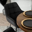 Mebel Elite Вращающееся кресло Luna, чёрное велюровое, ME.LUNA/CZ/V/K - Home Club, изображение 6