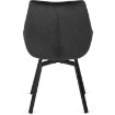 Mebel Elite Вращающееся кресло Luna, чёрное велюровое, ME.LUNA/CZ/V/K - Home Club, изображение 11