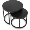 Mebel Elite Набор столиков Manu, черный, ME.MANU/CZ/L - Home Club, изображение 7