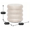 Mebel Elite Мягкий пуф Rossa кремового цвета, ME.ROSSA/BZ/TB/PUF - Home Club, изображение 6