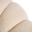 Mebel Elite Вращающееся кресло для отдыха Pettit с пуфиком, бежевое, из ткани букле, ME.PETTIT/BZ/TB/FW - Home Club, изображение 6