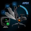 Mebel Elite Игровое вращающееся кресло Apex, чёрного цвета, ME.APEX/CZ/E/FO - Home Club, изображение 3
