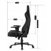 Mebel Elite Игровое вращающееся кресло Apex, чёрного цвета, ME.APEX/CZ/E/FO - Home Club, изображение 19