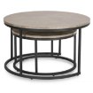 Mebel Elite Набір столиків Rocky Max, бетон/чорний, ME.MAXROCKY/BET/CZ/L - Home Club, зображення 8