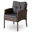Mebel Elite Комплект садових меблів Atlanta, коричневий, ME.ATLANTA/BR/RT/OGR/ZES - Home Club, зображення 5