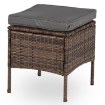 Mebel Elite Комплект садових меблів Atlanta, коричневий, ME.ATLANTA/BR/RT/OGR/ZES - Home Club, зображення 6