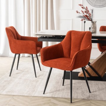Mebel Elite Стул Nawara, красный, ME.NAWARA/RD/CZ/T/K - Home Club