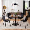 Mebel Elite Стол Lino 100 см, дуб рустикальный/чёрный, ME.LINO/DRU/S - Home Club, изображение 2