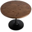 Mebel Elite Стол Lino 100 см, дуб рустикальный/чёрный, ME.LINO/DRU/S - Home Club, изображение 4