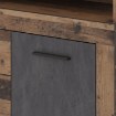 Mebel Elite Комод Blago Midi B 119,5 см, темный дуб/чёрный, W.LUNA/MIDIB/OSD/MA/KOM2D4S - Home Club, изображение 3