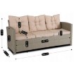 Mebel Elite Комплект садовой мебели Colorado, бежевый, ME.COLORADO/P/BZ/RT/OGR/ZES - Home Club, изображение 13