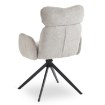 Mebel Elite Вращающееся кресло для гостиной Alvaro, серое, букле, ME.ALVARO/P/TB/K - Home Club, изображение 9