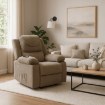 Mebel Elite Массажное кресло Fenix с электроприводом и функцией помощи при вставании, бежевого цвета, ME.FENIX2/BZ/T/FW - Home Club, изображение 2