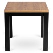 Mebel Elite Комплект из стола Max (80–160 см) в цвете «Дуб Craft/Черный» и 6 стульев Peru черного цвета, W.MAX/DC/CZ/S/PERU/CZ/V/Z6/K - Home Club, изображение 4