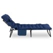 Mebel Elite Садовый шезлонг «Полевая кровать» Venus, темно-синий, ME.VENUS/GR/T/LOZ - Home Club, изображение 4