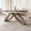 Mebel Elite Комплект: стол Luigi 160–240 см, белый мрамор/кашмир, и 4 кресла Torino кремового цвета, LUIGI/B/KASZ/S160-240/TORINO/KR/KASZ/T/Z4/K - Home Club, изображение 7