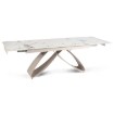 Mebel Elite Комплект: стол Luigi 160–240 см, белый мрамор/кашмир, и 4 кресла Torino кремового цвета, LUIGI/B/KASZ/S160-240/TORINO/KR/KASZ/T/Z4/K - Home Club, изображение 9