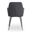 Mebel Elite Комплект: стол Hampton 160–240 см (дуб рустикальный/чёрный) и 4 стула Bresso (чёрные), HAMPTON/RU/CZ/S160-240/BRESSO/CZ/V/Z4/K - Home Club, изображение 15
