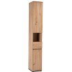 Mebel Elite Комплект для прихожей Parma 80 см, дуб Artisan/графит, W.PARMA/80/DA/PRZEDPO/ZES - Home Club, изображение 5