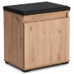 Mebel Elite Комплект для прихожей Parma 80 см, дуб Artisan/графит, W.PARMA/80/DA/PRZEDPO/ZES - Home Club, изображение 7