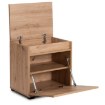 Mebel Elite Комплект для прихожей Parma 80 см, дуб Artisan/графит, W.PARMA/80/DA/PRZEDPO/ZES - Home Club, изображение 8